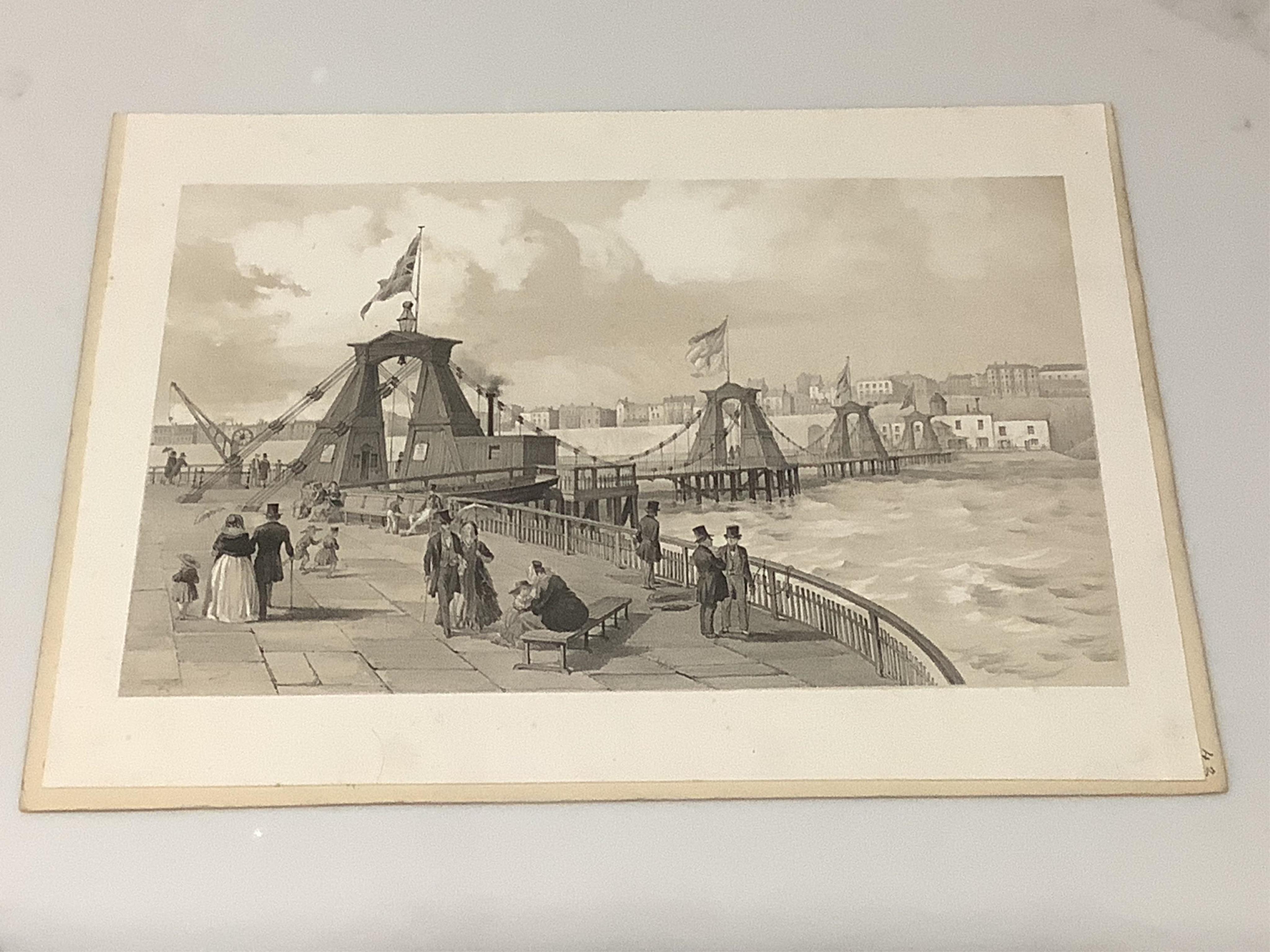 Brighton Area Interest. A group of antique prints and newspapers